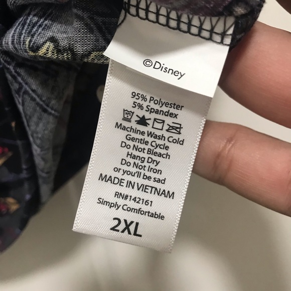 Lularoe Disney Malificent Diablo GiGi - 2XL - Picture 4 of 5